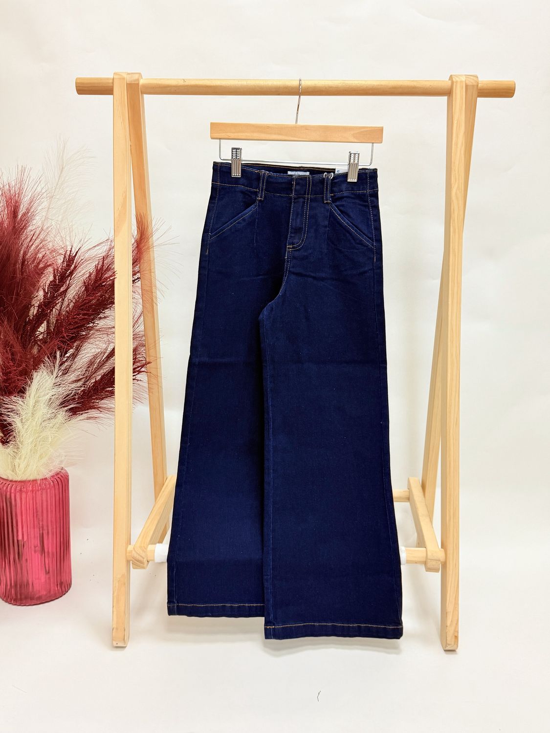 Dark Wash Wide Leg Jean