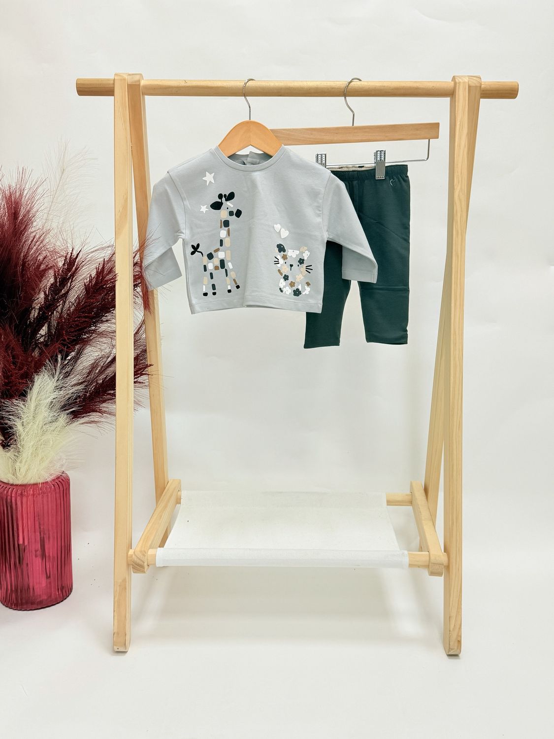 Animal Printed Legging Set