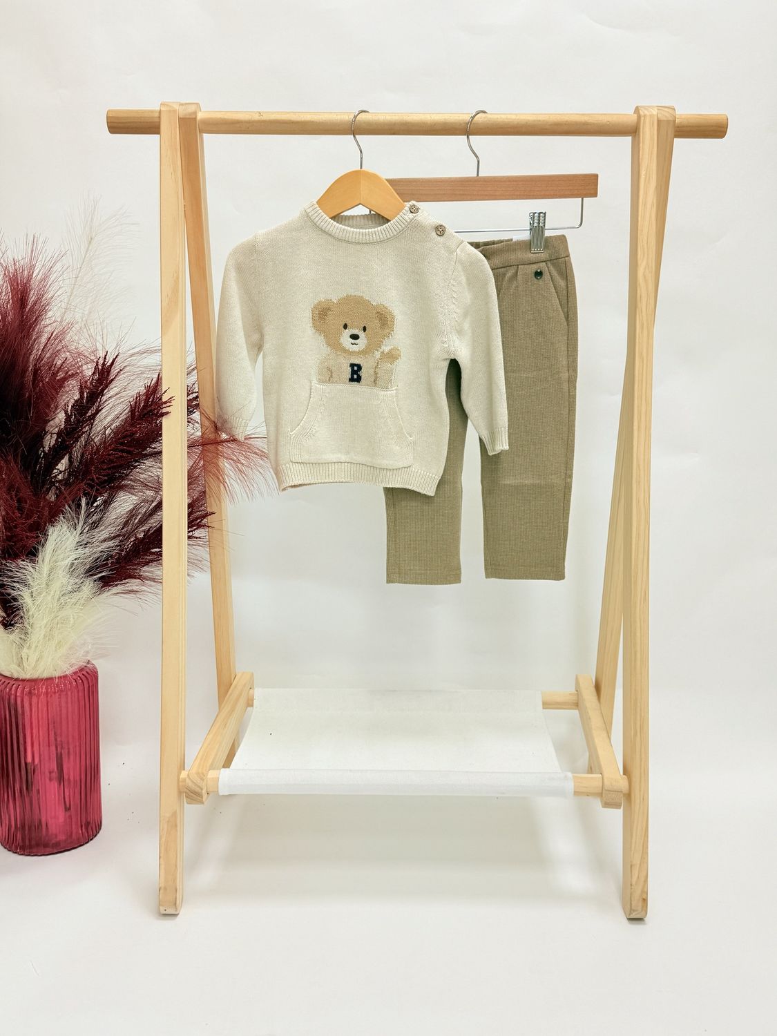 Teddy Bear Sweater Set