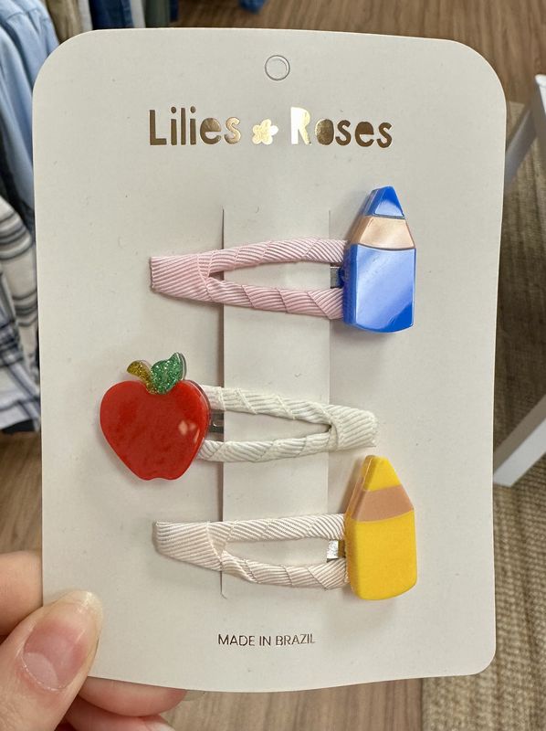 Back to School Barrettes