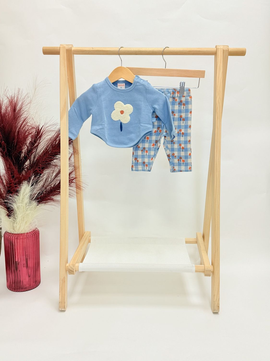 Daisy Gingham Pant Set