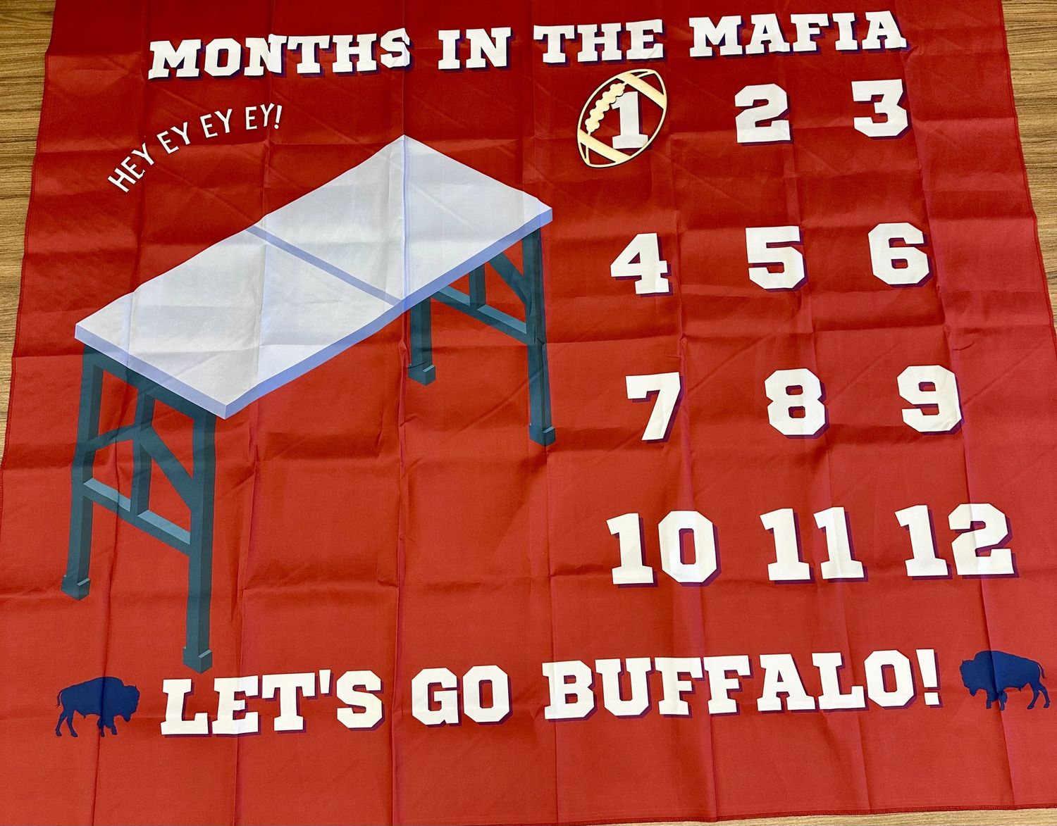 Mafia Monthly Milestone Blanket