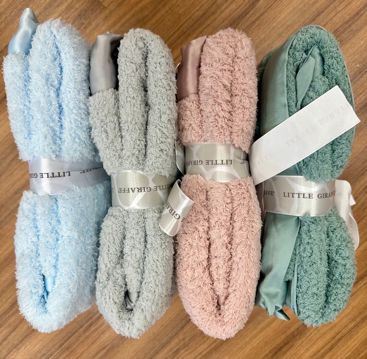 Chenille Satin Baby Blanket