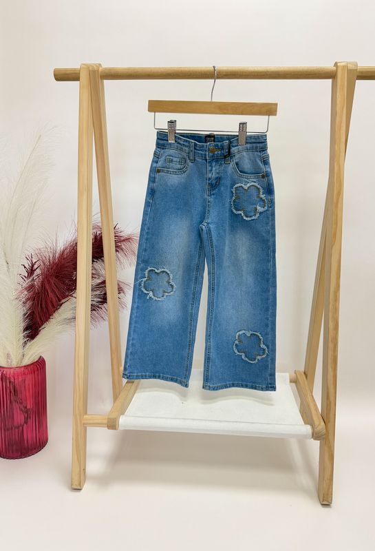 Daisy Patchwork Jeans