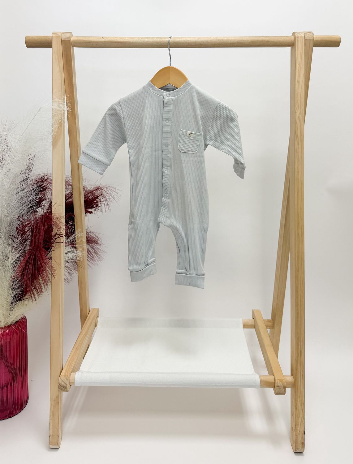 Baby Goose Ribbed Jumpsuit