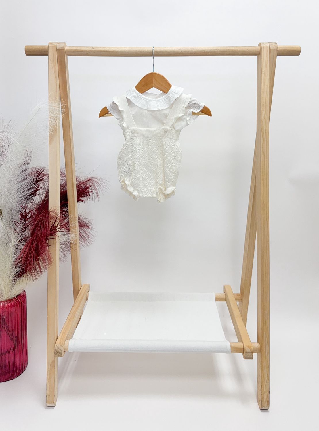 Callie Pointelle Knit Shorterall