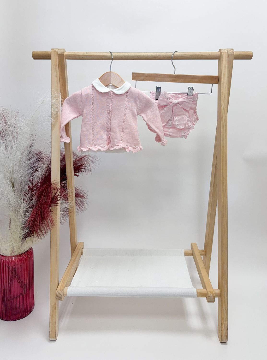 Sienna Cardigan Diaper Set