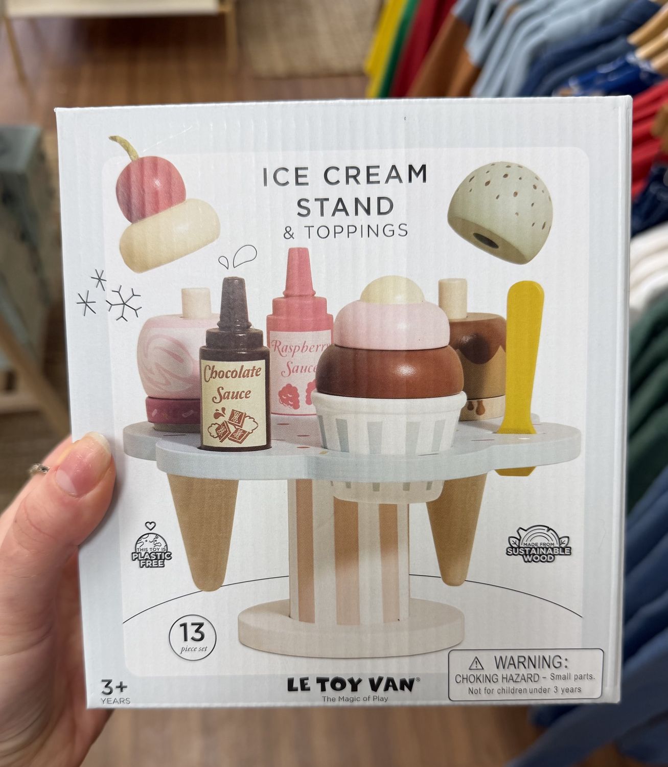 Ice Cream Stand &amp; Toppings Set