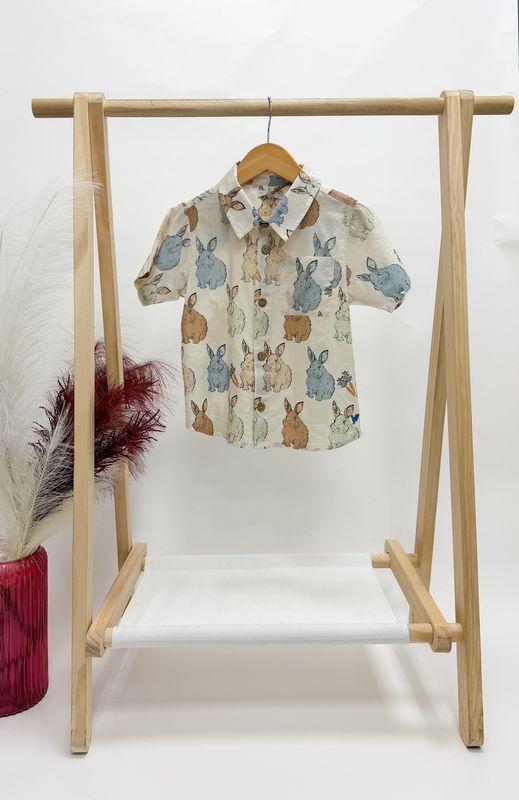 Blue Vintage Bunnies Shirt