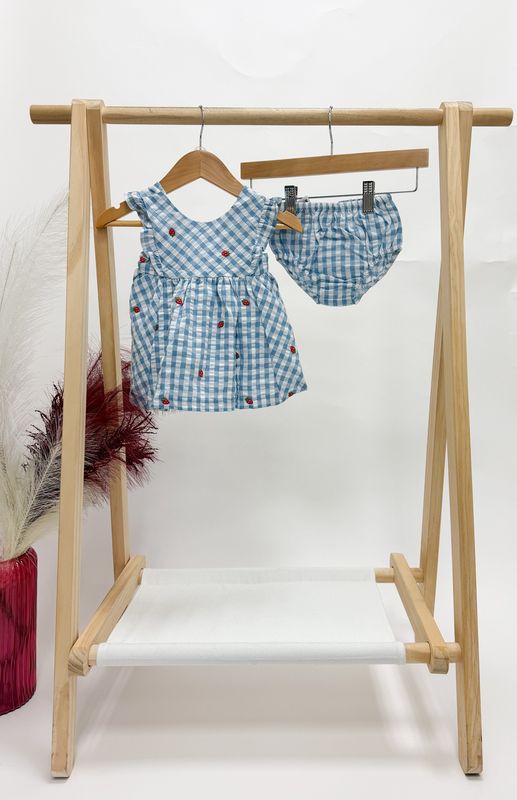 Strawberry Gingham Dress