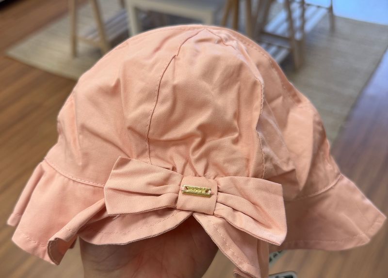 Ruffle Bow Sun Hat