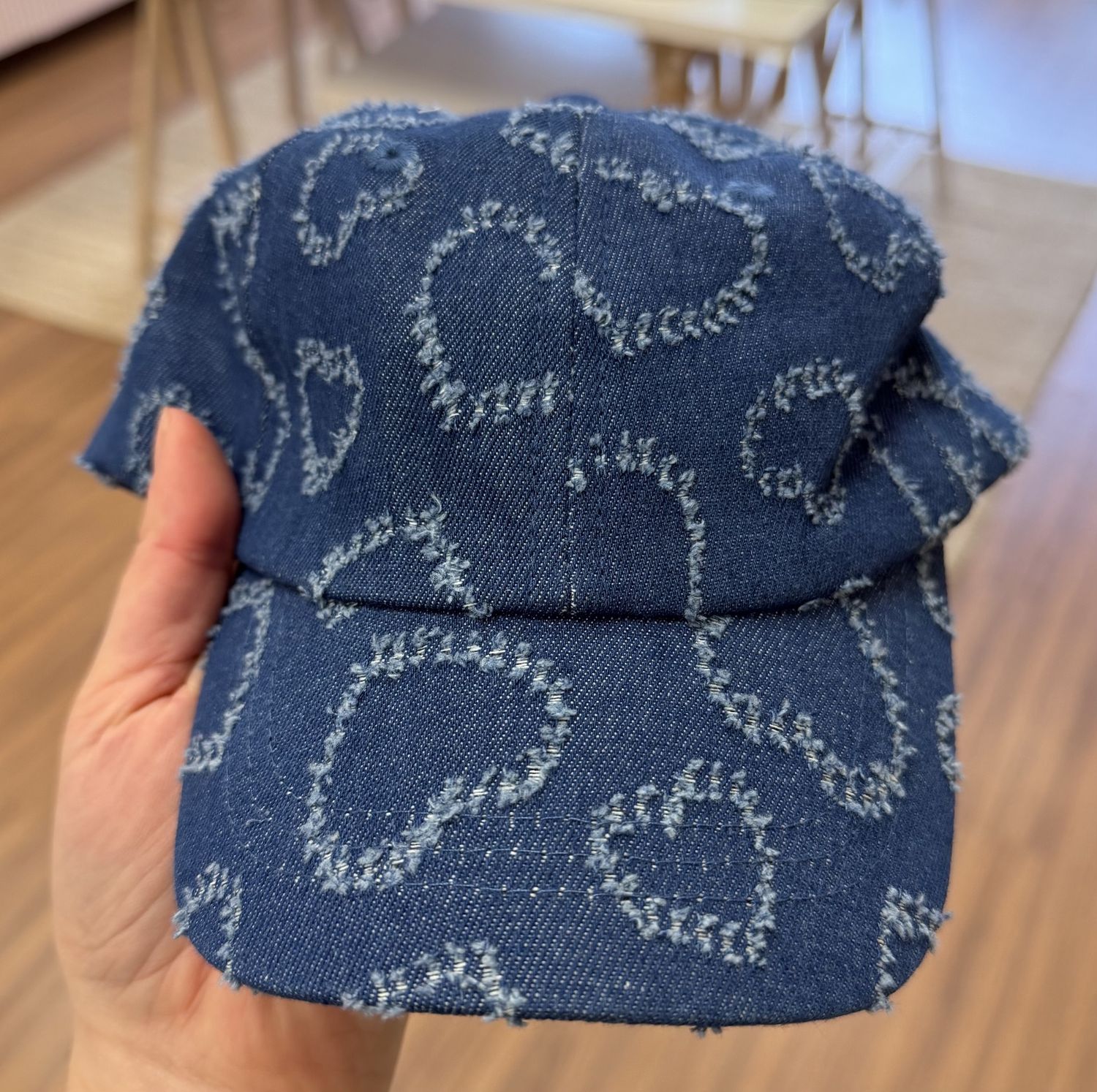 Heart Denim Cap