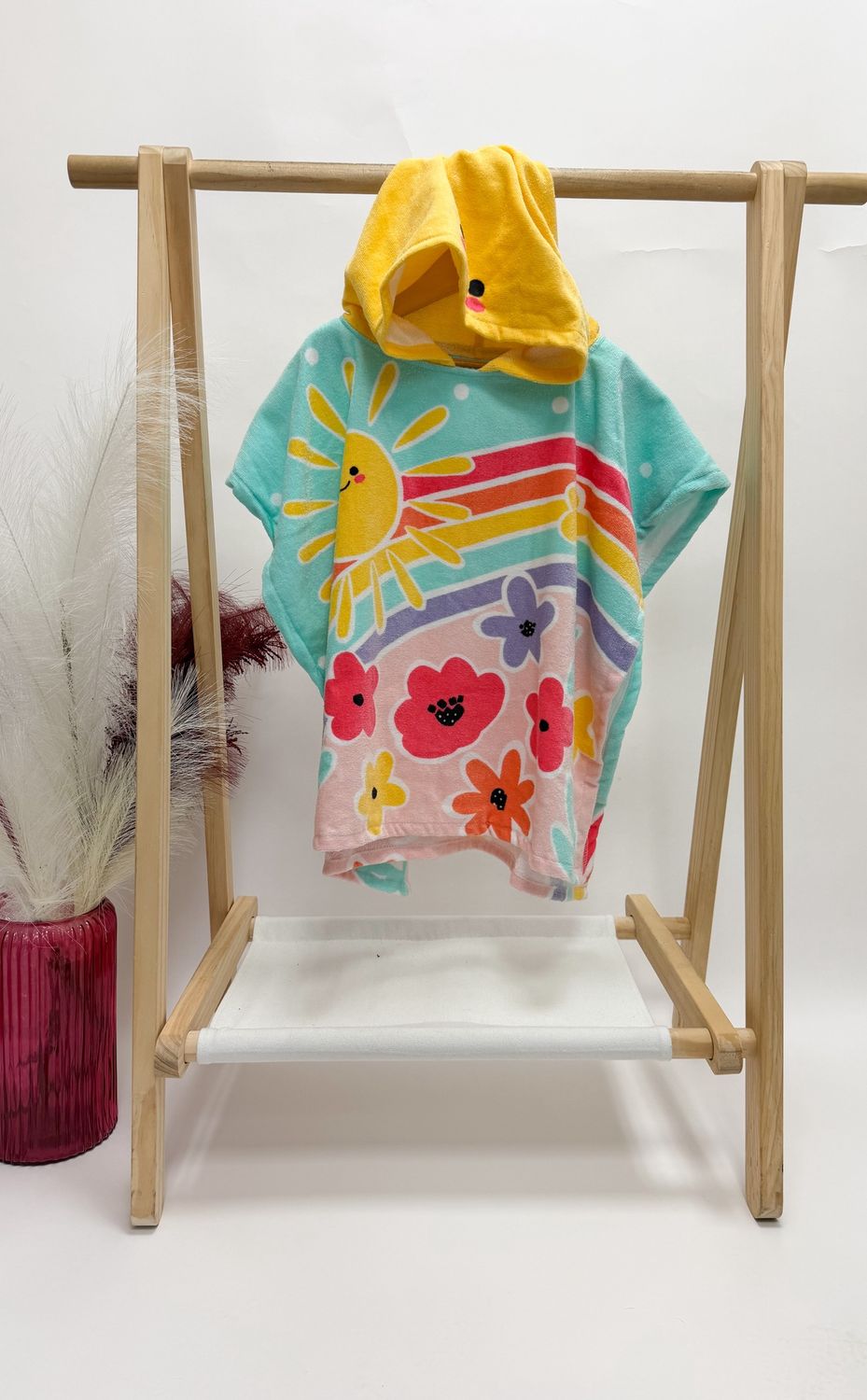 Sun &amp; Rainbows Hooded Towel