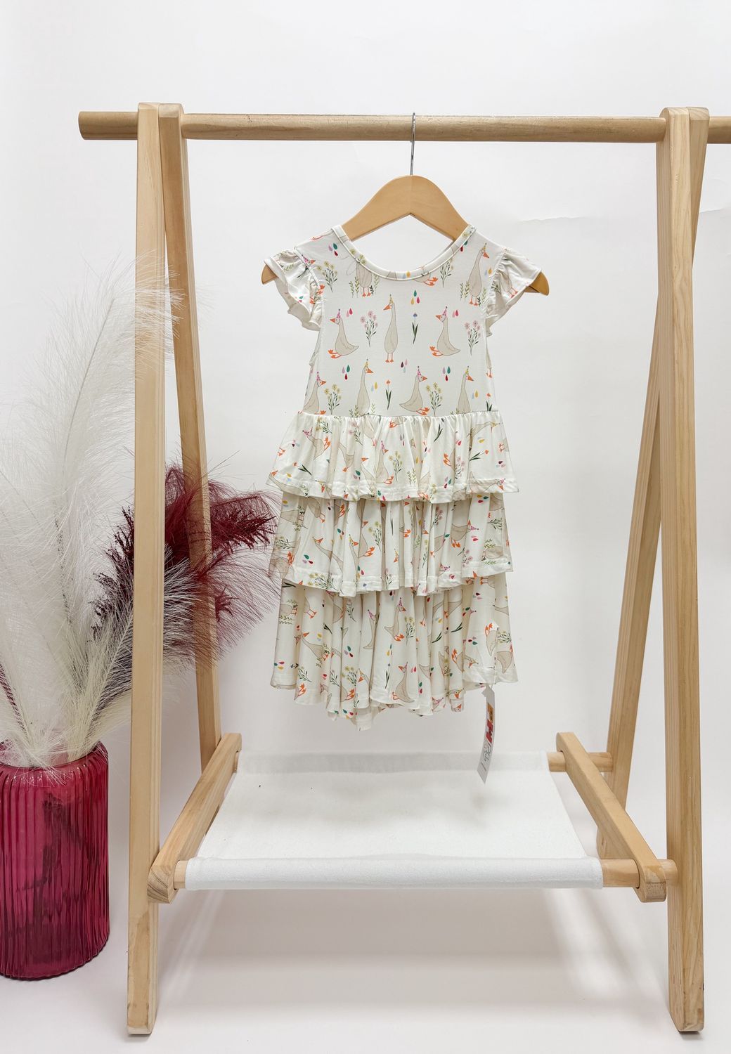 Party Goose Ruffle Dress