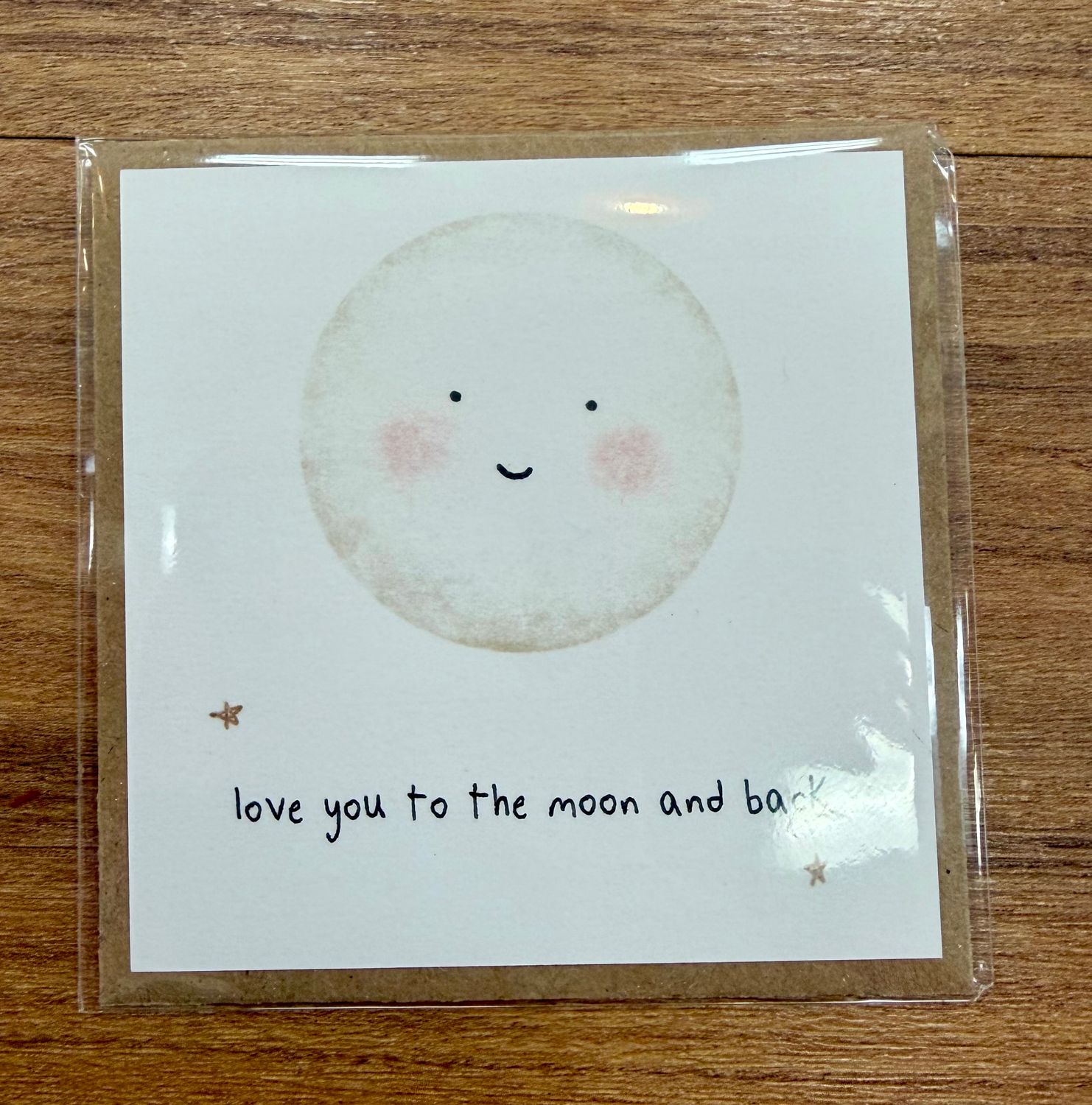 Moon &amp; Back Card