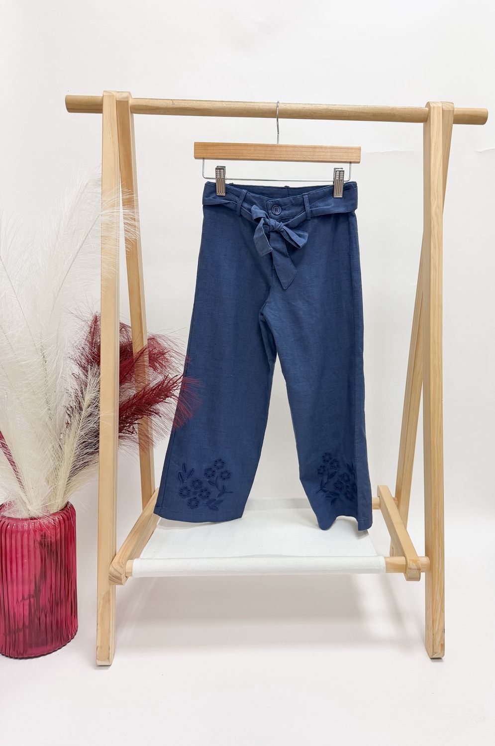 Bailey Linen Eyelet Pants