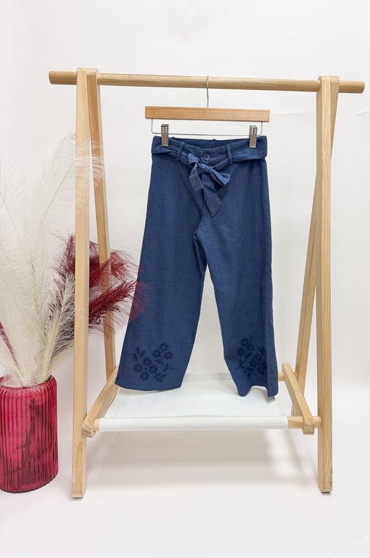 Bailey Linen Eyelet Pants