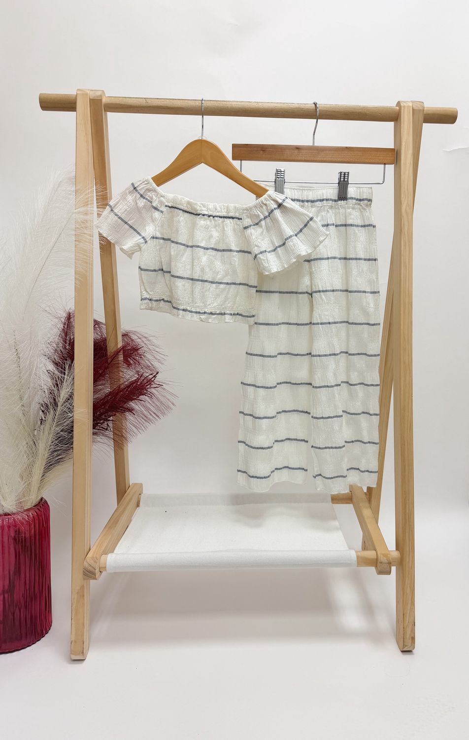 Laney Striped Pant Set