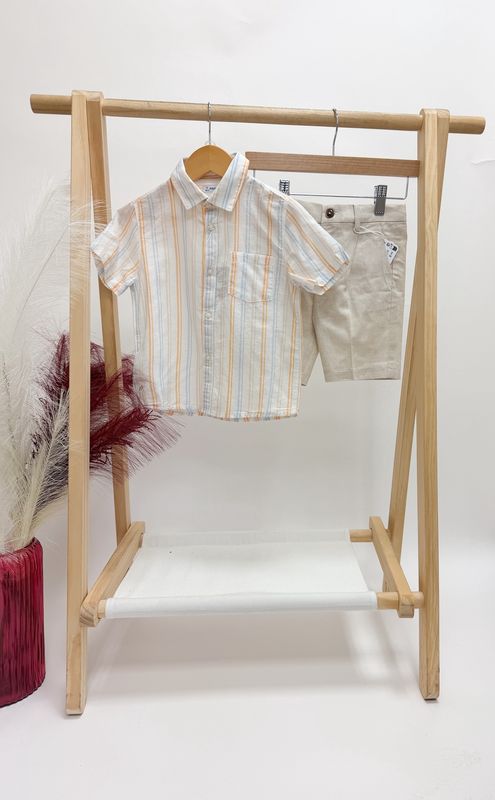 Jax Striped Shirt + Shorts