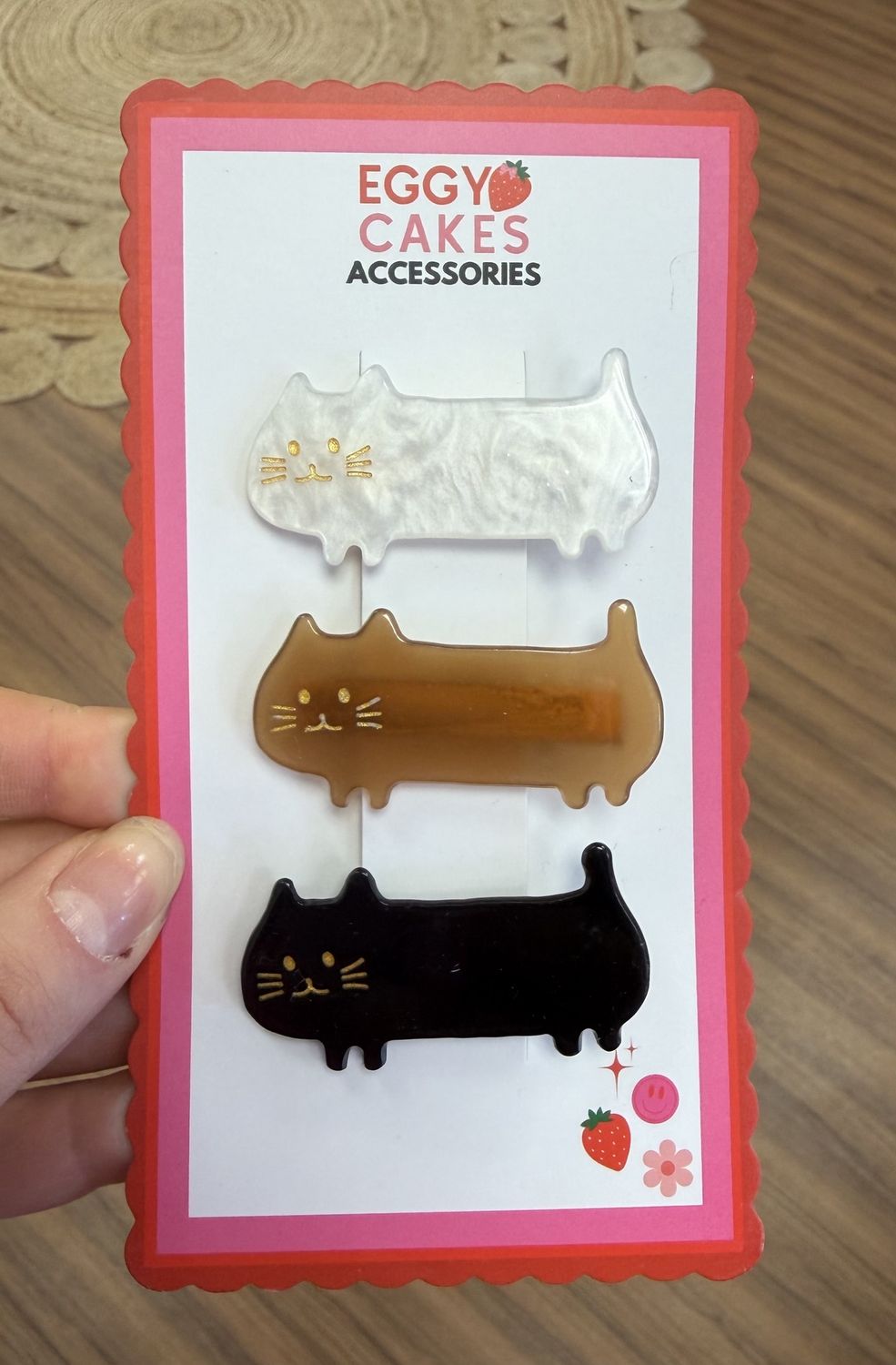 Kitty Hair Barrettes