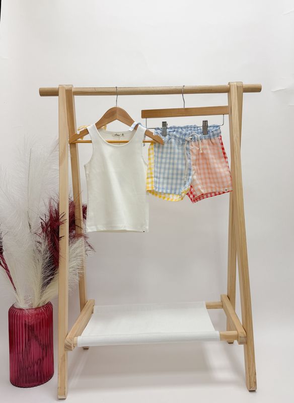 Check Bow Short Set