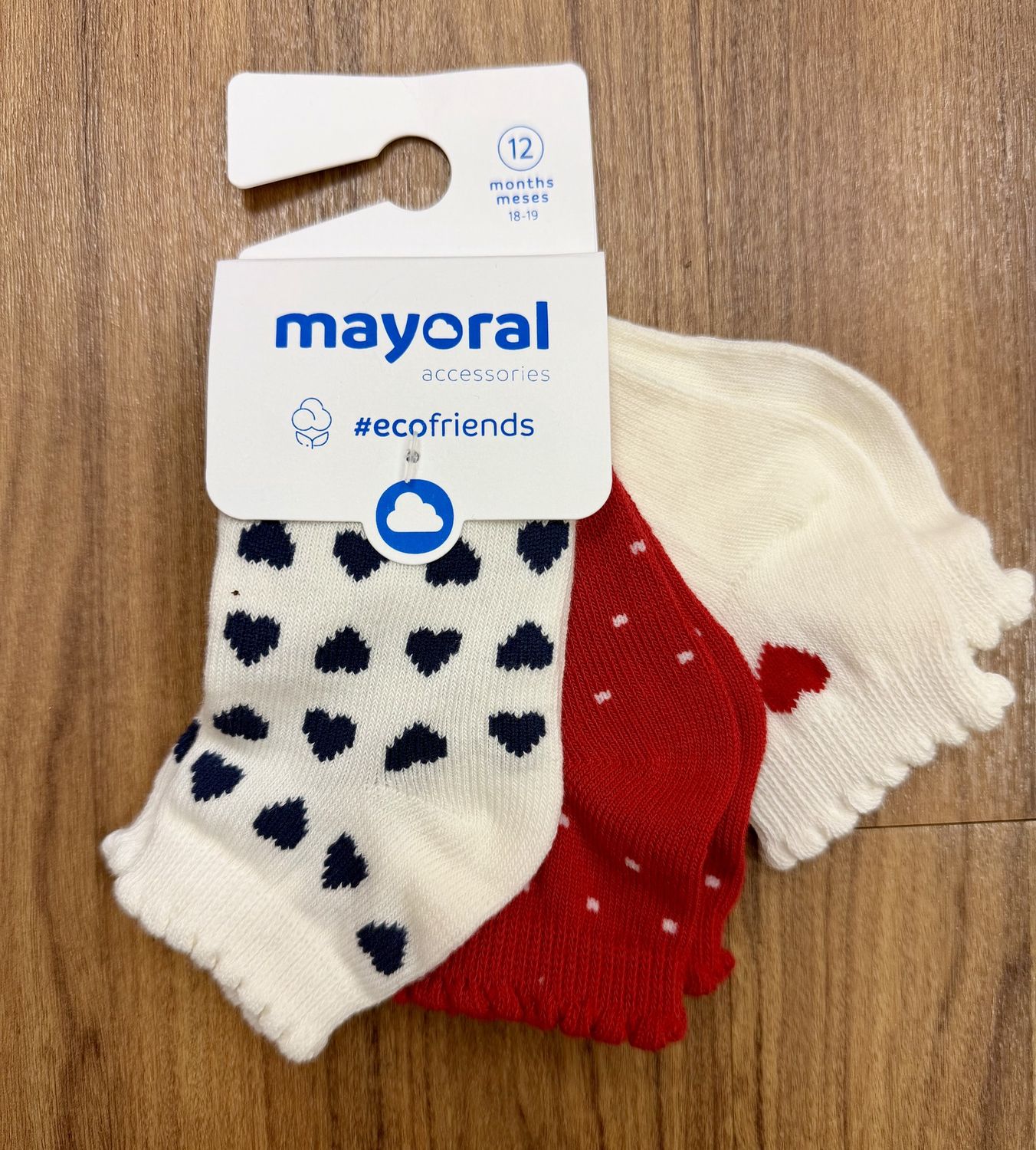 Heart 3 Pack Socks