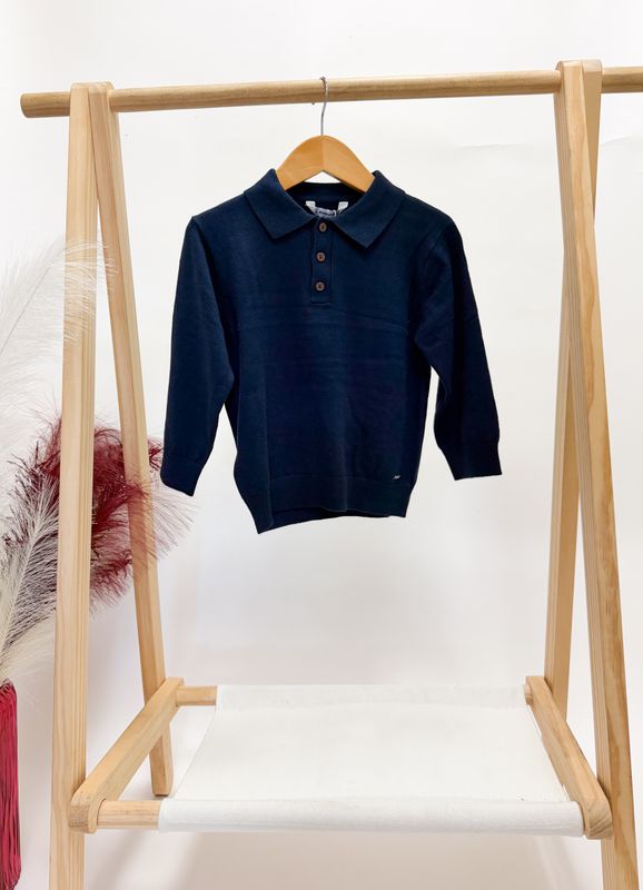 Cal L/S Knit Polo