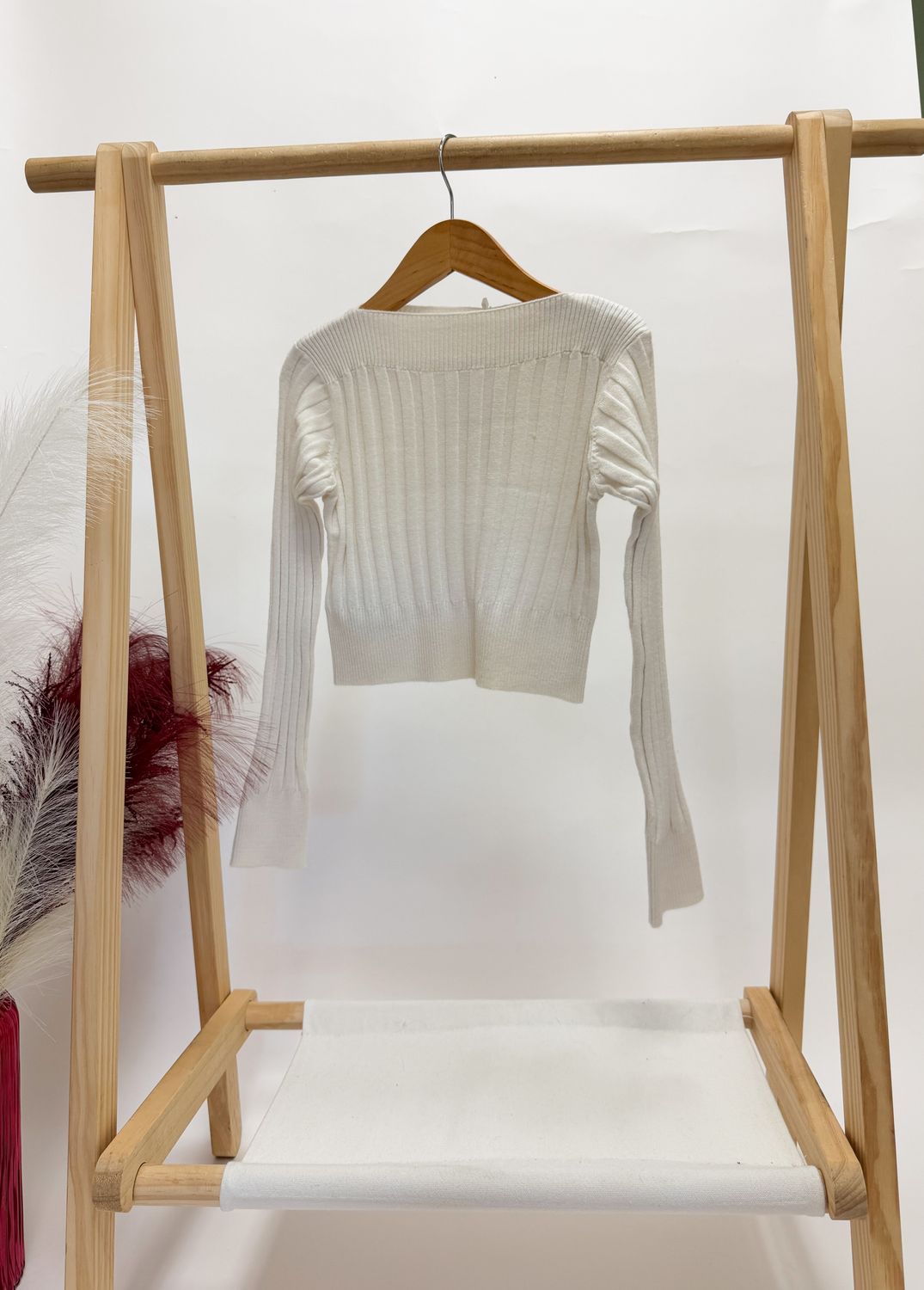 Amiee Ribbed Knit Sweater