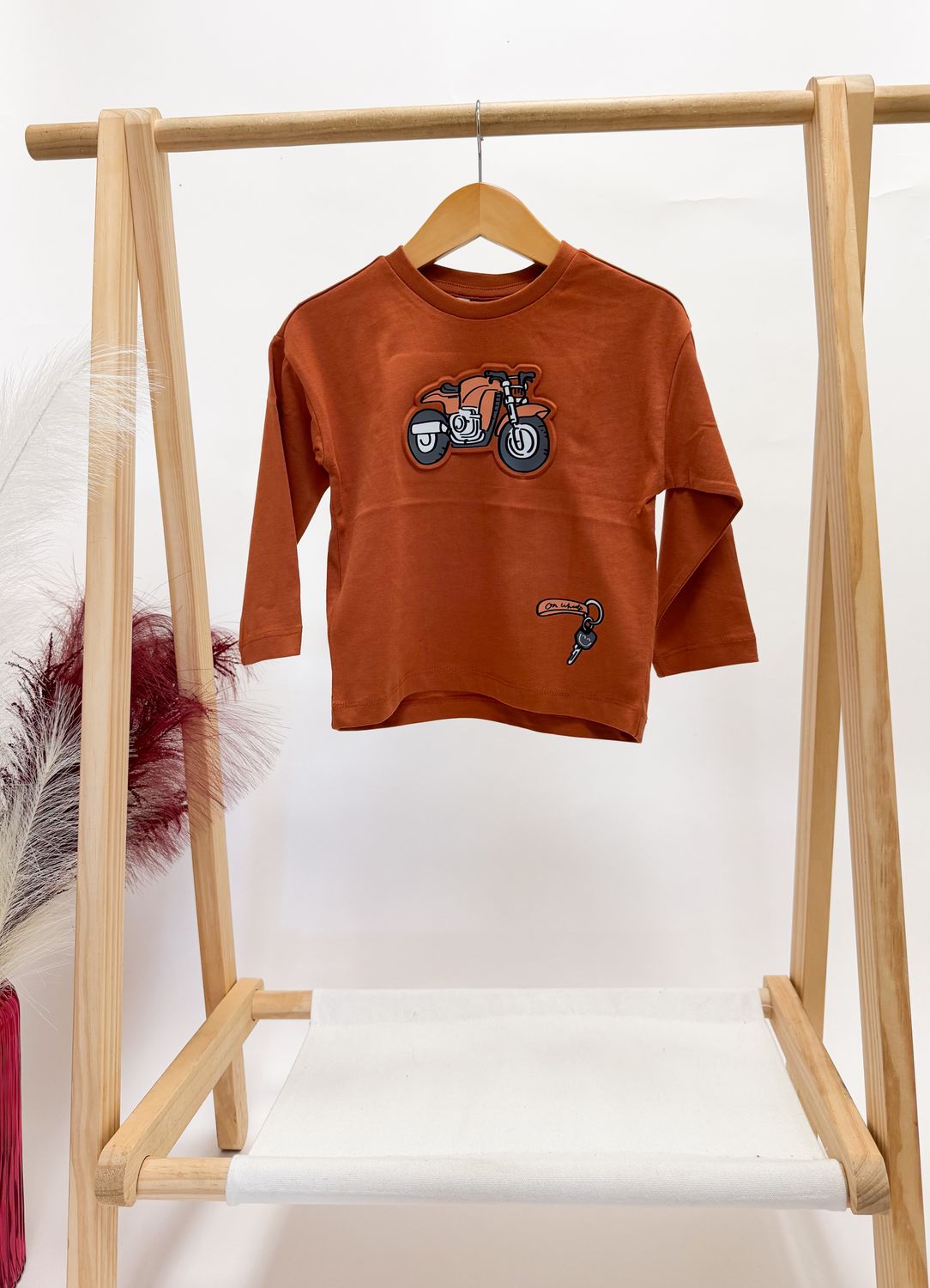 Rust Moto L/S Shirt