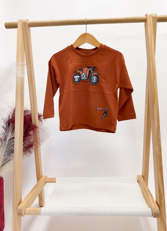 Rust Moto L/S Shirt