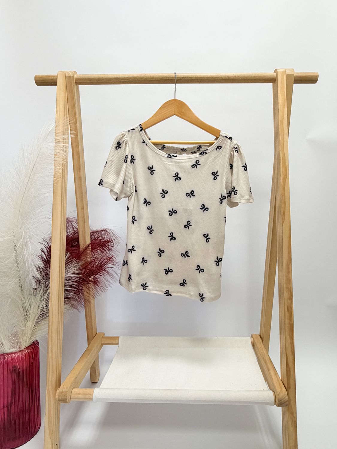 Vinja Bow Flutter Shirt