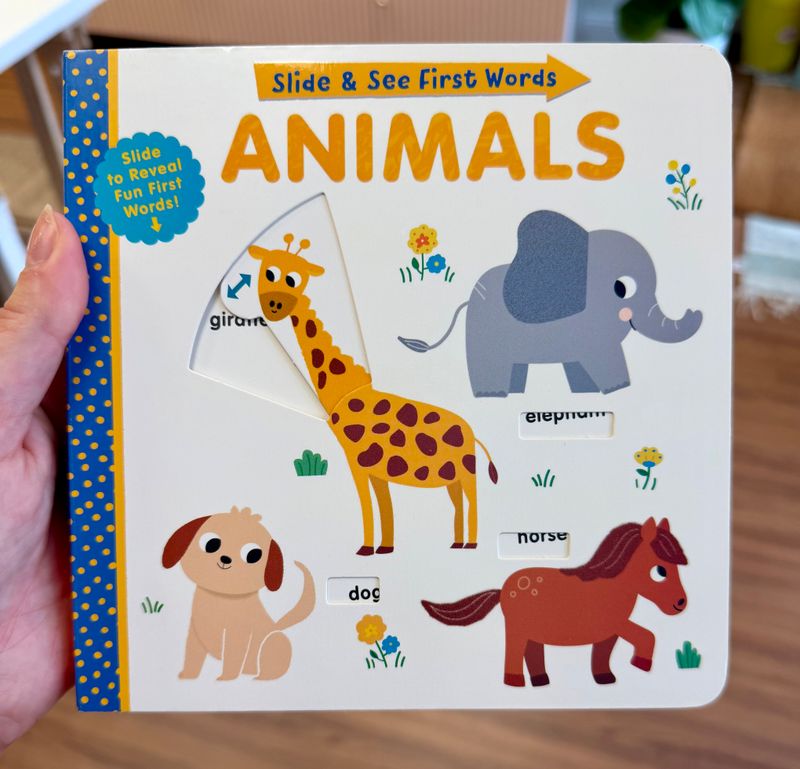 Slide &amp; See: Animals Book
