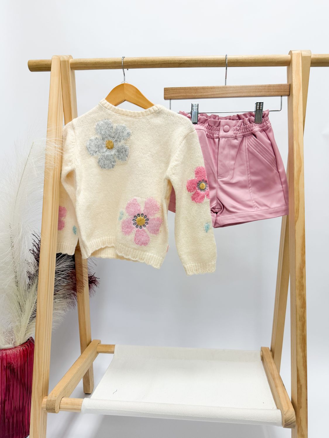 Matilda Flower Sweater + Shorts