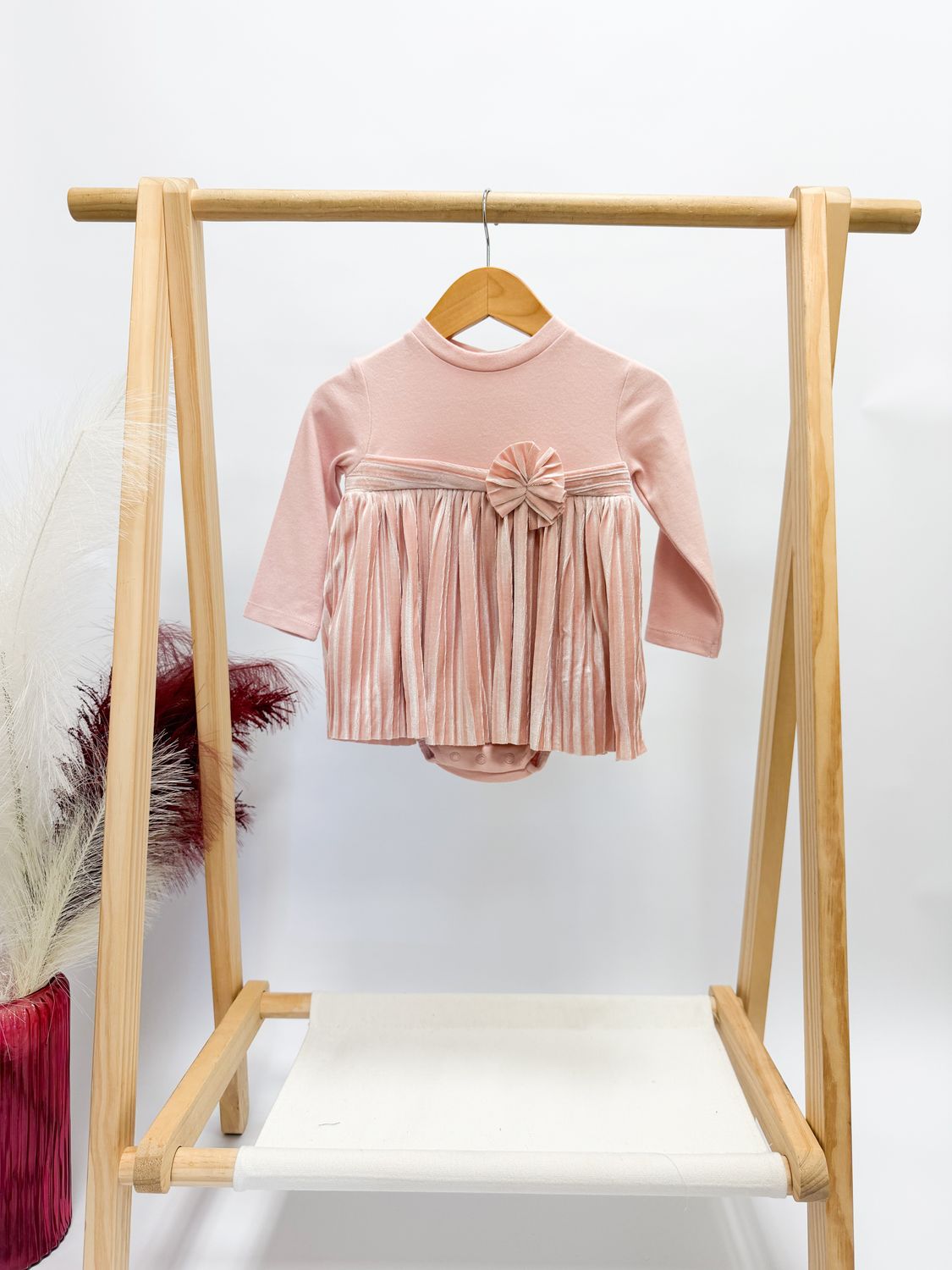 Callie Velour Bodysuit Dress