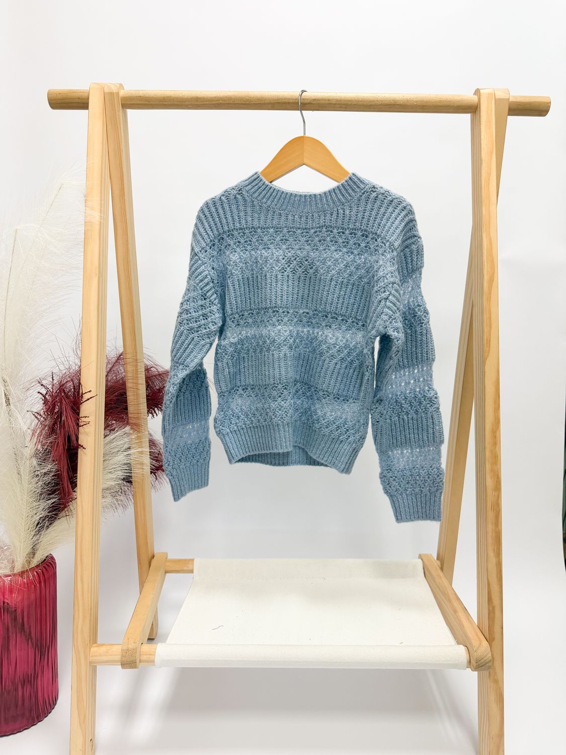 Izzy Open Knit Sweater