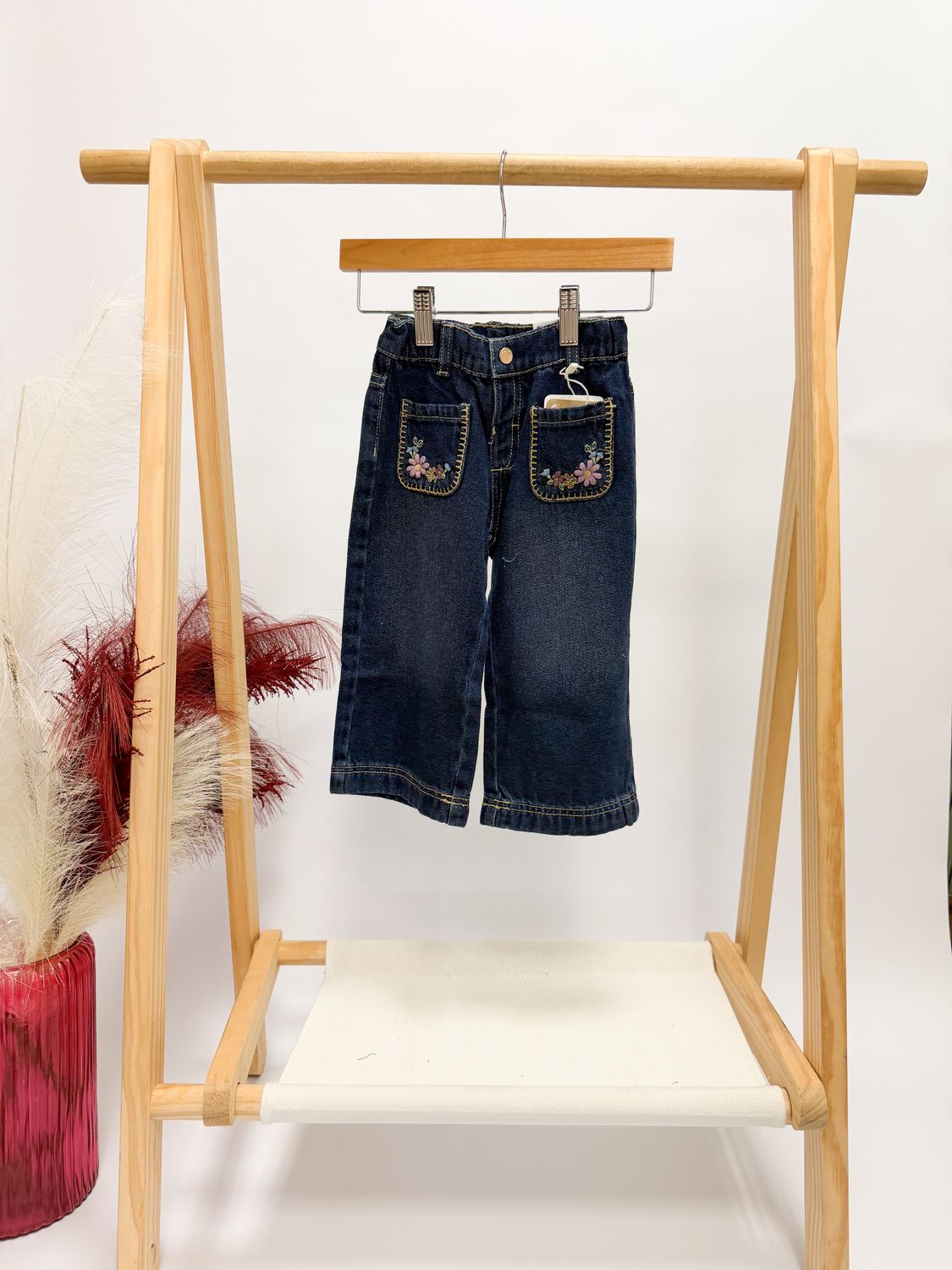 Isla Embroidered Denim