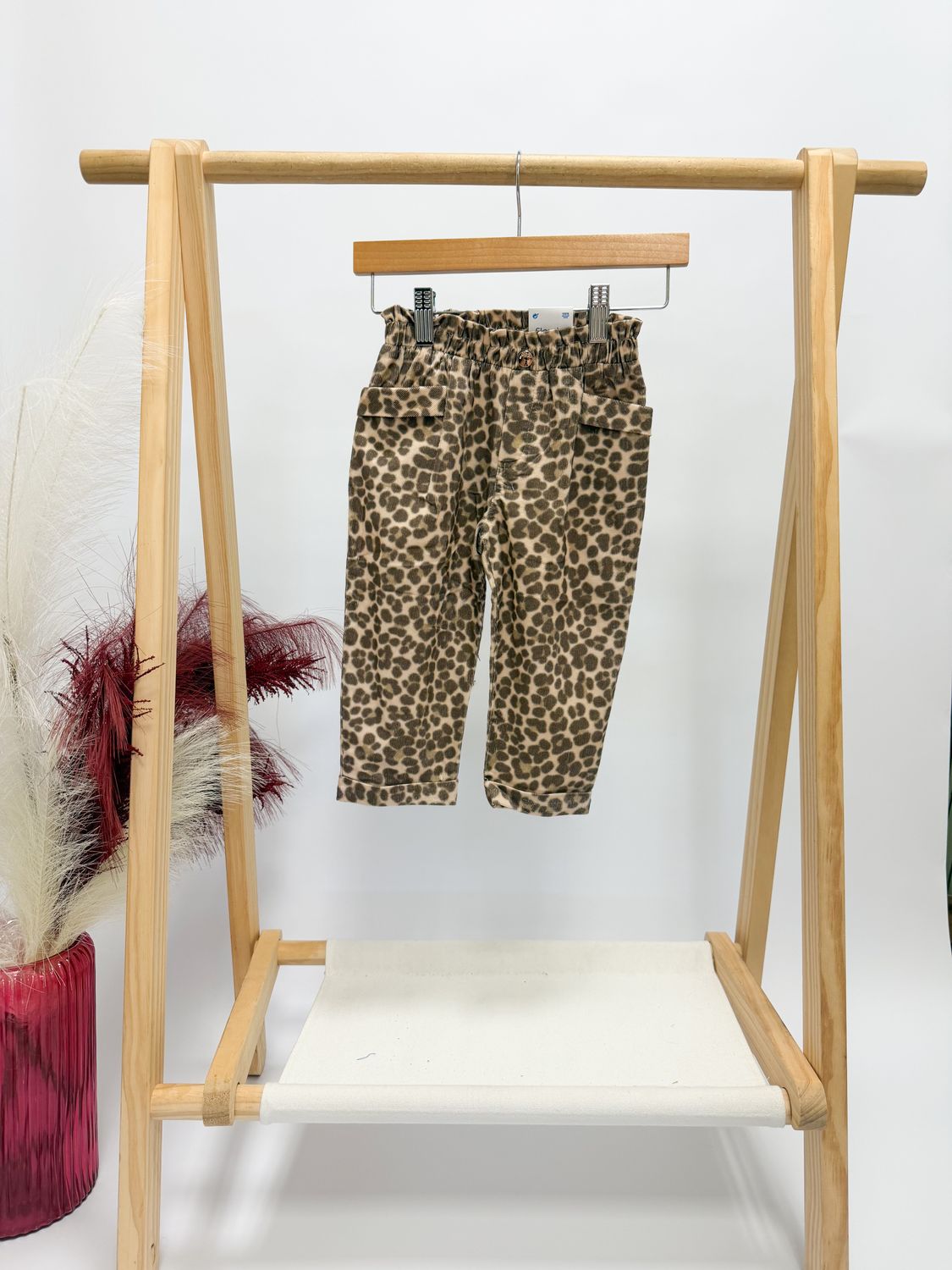 Cheetah Corduroy Pants