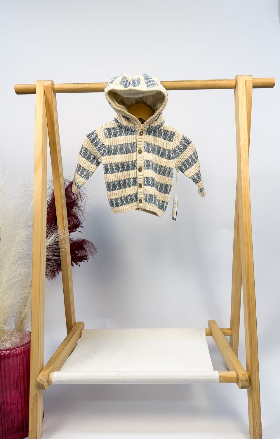 Henry Blue Striped Cardigan