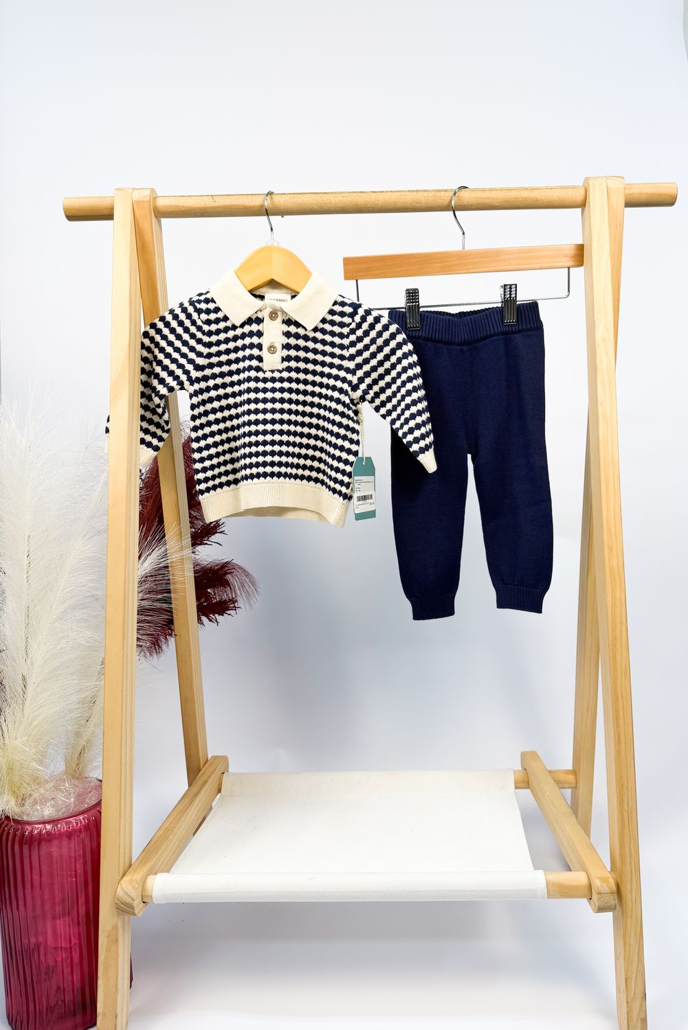 Leo Textured Knit Set
