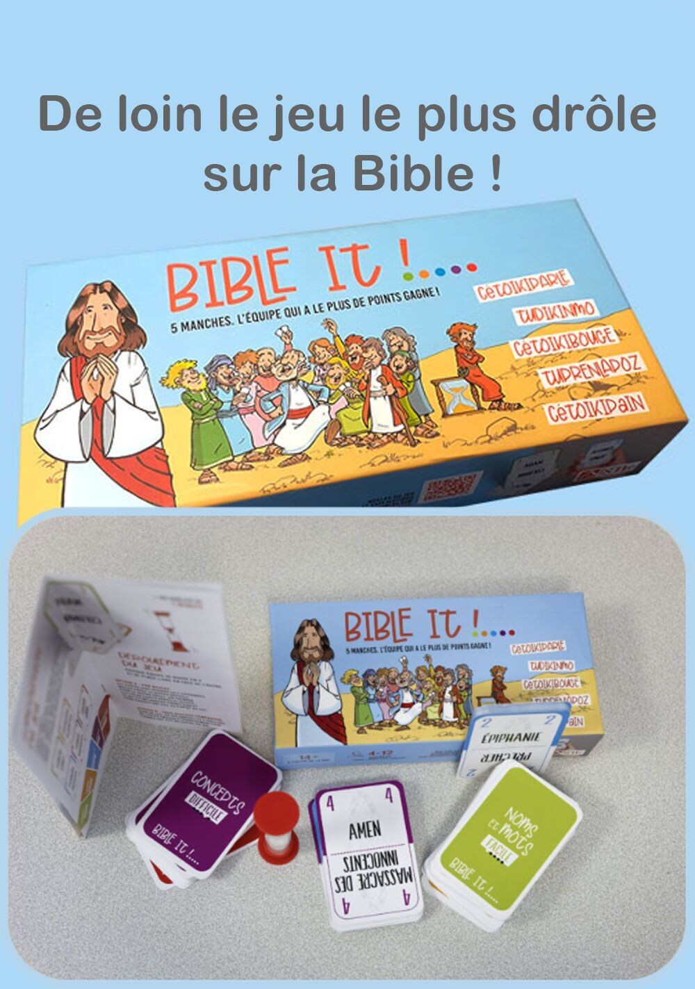Bible it - Le jeu le plus drôle sur la Bible, et de Loin !