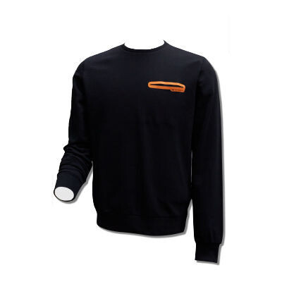 YAGO-MEN&#39;S CREW NECK L/S - BLACK