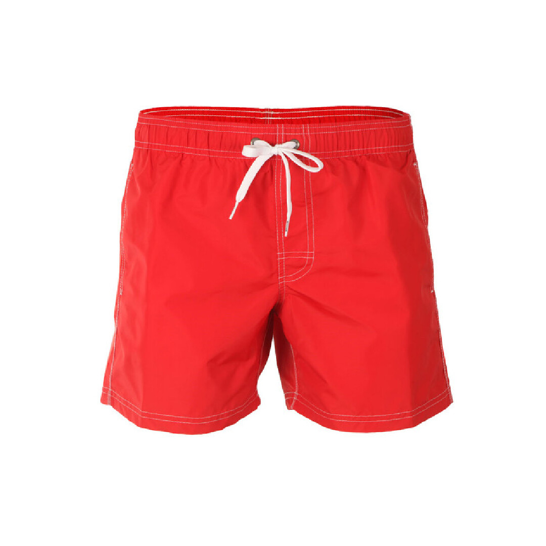 Sundek Men&#39;s Dragonet BS Contoured Waist 16&quot; - Fire Red