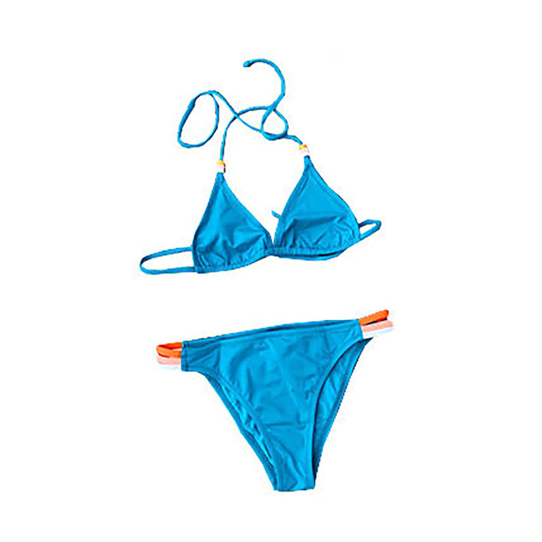 Girls Mini Jennifer Bikini - Blue Island