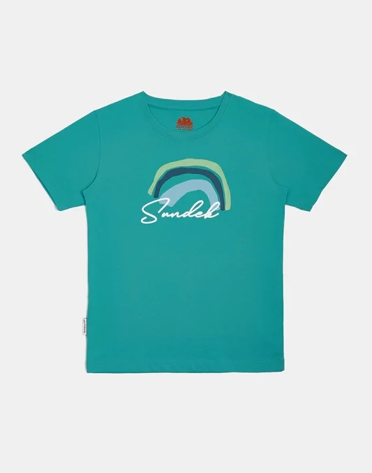 SUNDEK BOY T-SHIRT-BLUE GRASS