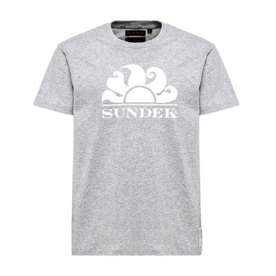 Sundek Men&#39;s Sundek Logo T-Shirt S/S - Grey Melange