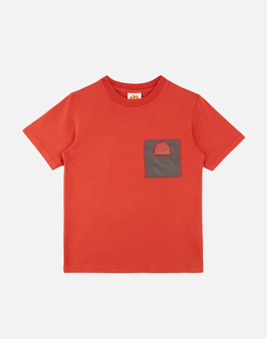 SUNDEK BOY T-SHIRT-PERSIMMONS 01