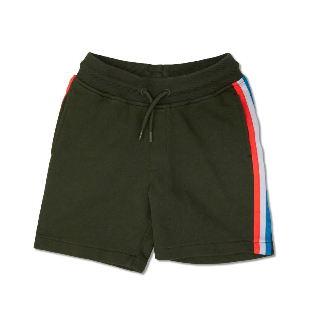 Boy&#39;s Mini Ganesh Walkshort - Dark Ar. Green