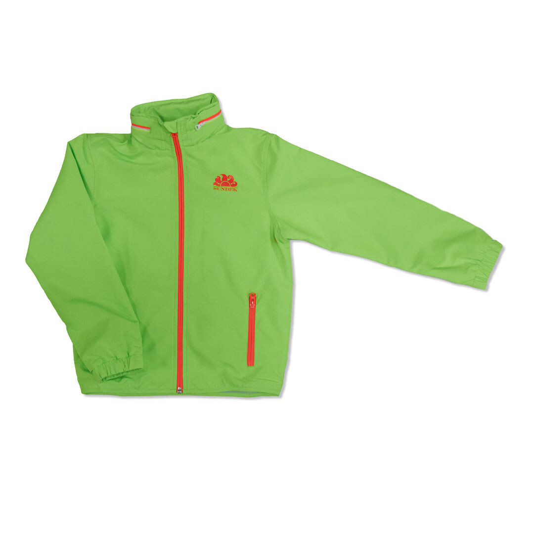 Boy&#39;s New Mini Keaton K-Way Jacket - Fluo Green#5