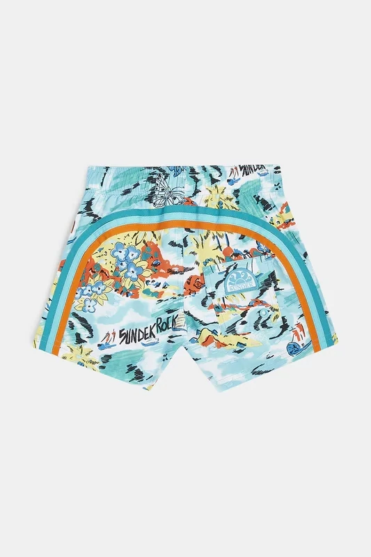 SUNDEK BOY BOARDSHORT-MARINE