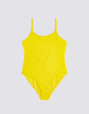Terry Girls' One-Piece Swimsuit